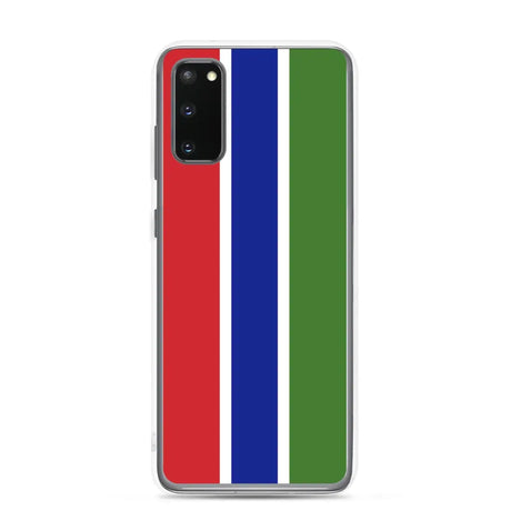 Coque téléphone drapeau de la gambie - pixelforma