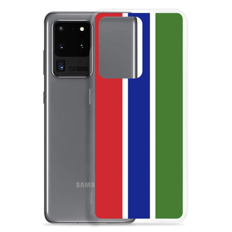 Coque téléphone drapeau de la gambie - pixelforma