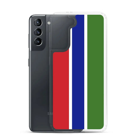 Coque téléphone drapeau de la gambie - pixelforma