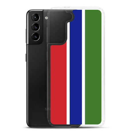 Coque téléphone drapeau de la gambie - pixelforma