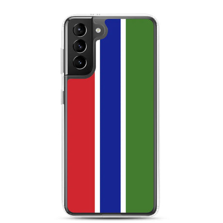 Coque téléphone drapeau de la gambie - pixelforma