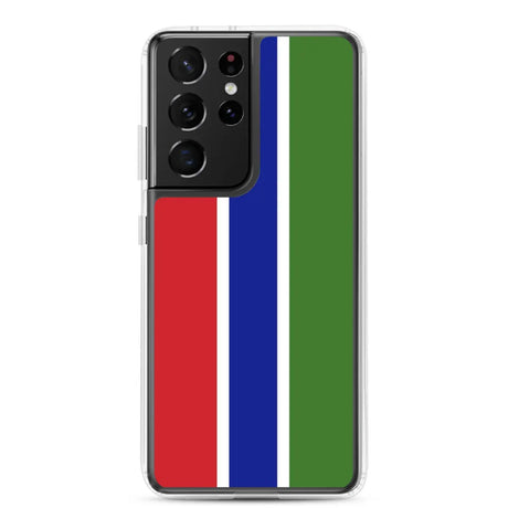 Coque téléphone drapeau de la gambie - pixelforma