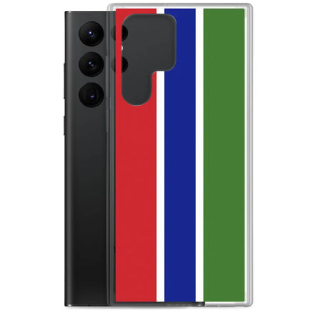 Coque téléphone drapeau de la gambie - pixelforma
