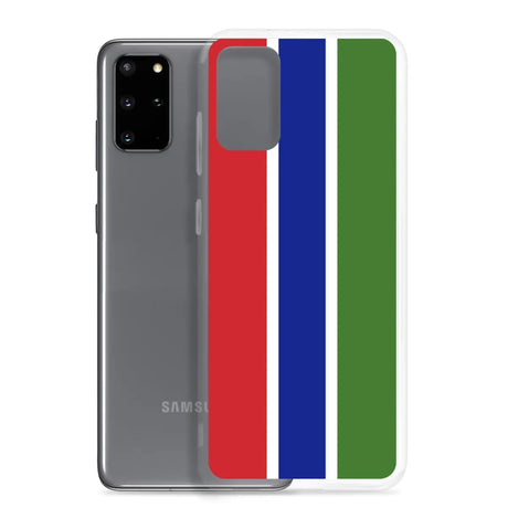 Coque téléphone drapeau de la gambie - pixelforma