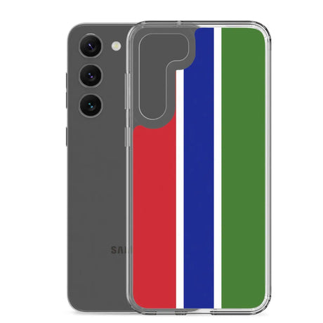Coque téléphone drapeau de la gambie - pixelforma