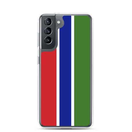 Coque téléphone drapeau de la gambie - pixelforma