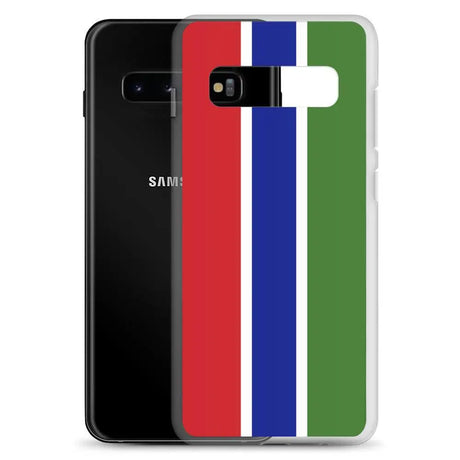 Coque téléphone drapeau de la gambie - pixelforma
