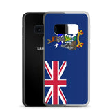 Coque téléphone drapeau de la géorgie du sud-et-les îles sandwich du sud - pixelforma