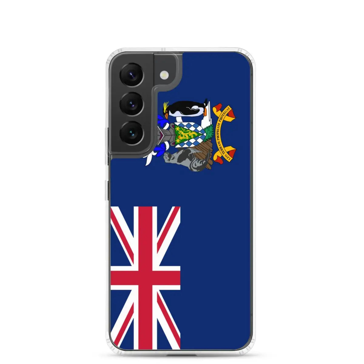 Coque téléphone drapeau de la géorgie du sud-et-les îles sandwich du sud - pixelforma