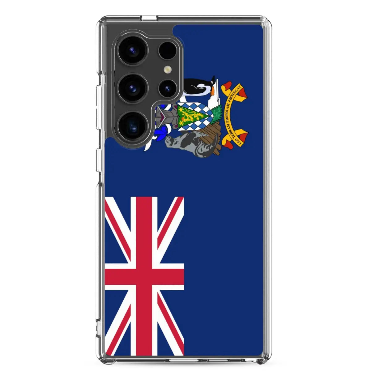 Coque téléphone drapeau de la géorgie du sud-et-les îles sandwich du sud - pixelforma