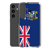 Coque téléphone drapeau de la géorgie du sud-et-les îles sandwich du sud - pixelforma