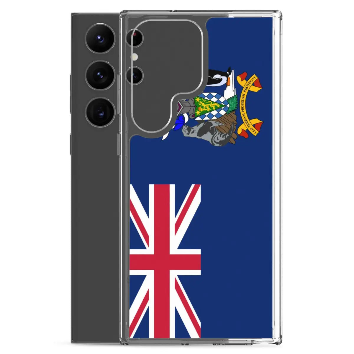 Coque téléphone drapeau de la géorgie du sud-et-les îles sandwich du sud - pixelforma