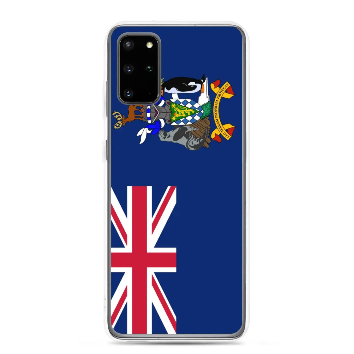 Coque téléphone drapeau de la géorgie du sud-et-les îles sandwich du sud - pixelforma