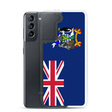 Coque téléphone drapeau de la géorgie du sud-et-les îles sandwich du sud - pixelforma