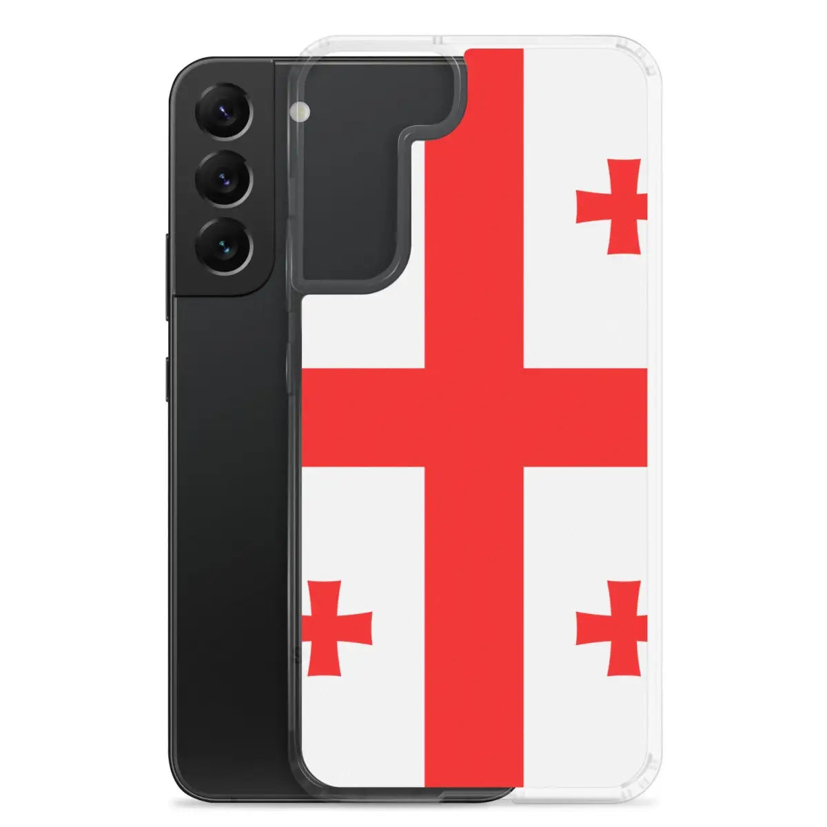 Coque téléphone drapeau de la géorgie - pixelforma