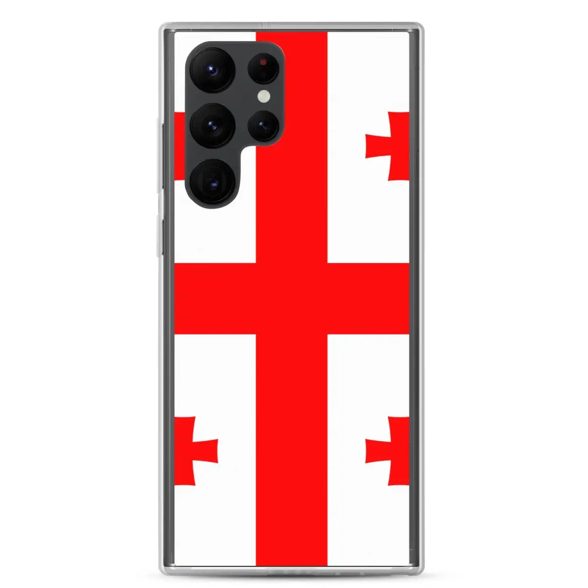 Coque téléphone drapeau de la géorgie - pixelforma