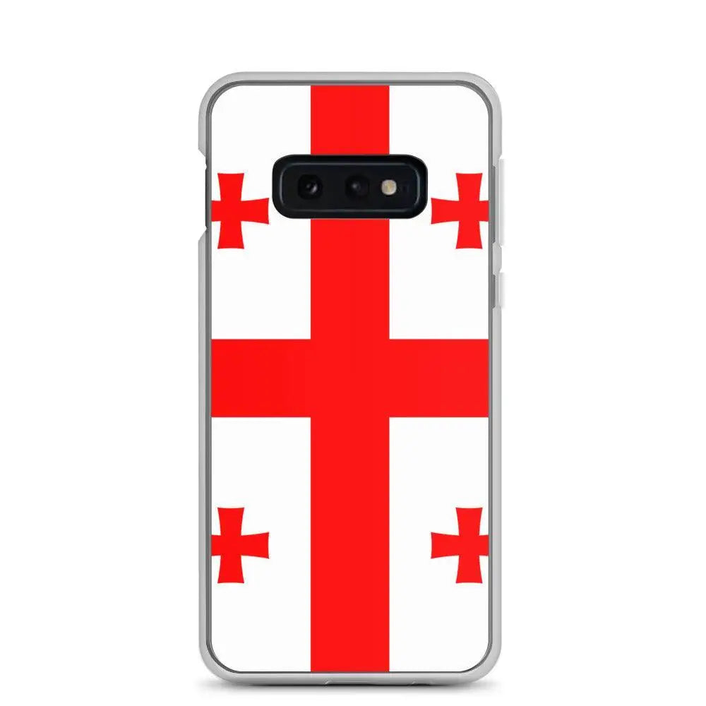 Coque téléphone drapeau de la géorgie - pixelforma