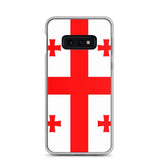 Coque téléphone drapeau de la géorgie - pixelforma