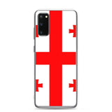 Coque téléphone drapeau de la géorgie - pixelforma