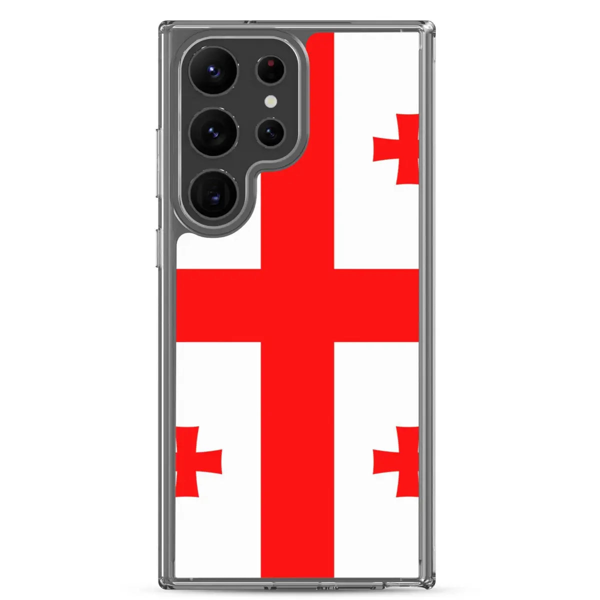 Coque téléphone drapeau de la géorgie - pixelforma