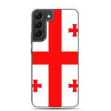 Coque téléphone drapeau de la géorgie - pixelforma