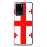 Coque téléphone drapeau de la géorgie - pixelforma