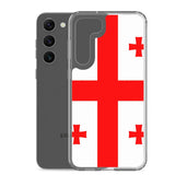 Coque téléphone drapeau de la géorgie - pixelforma