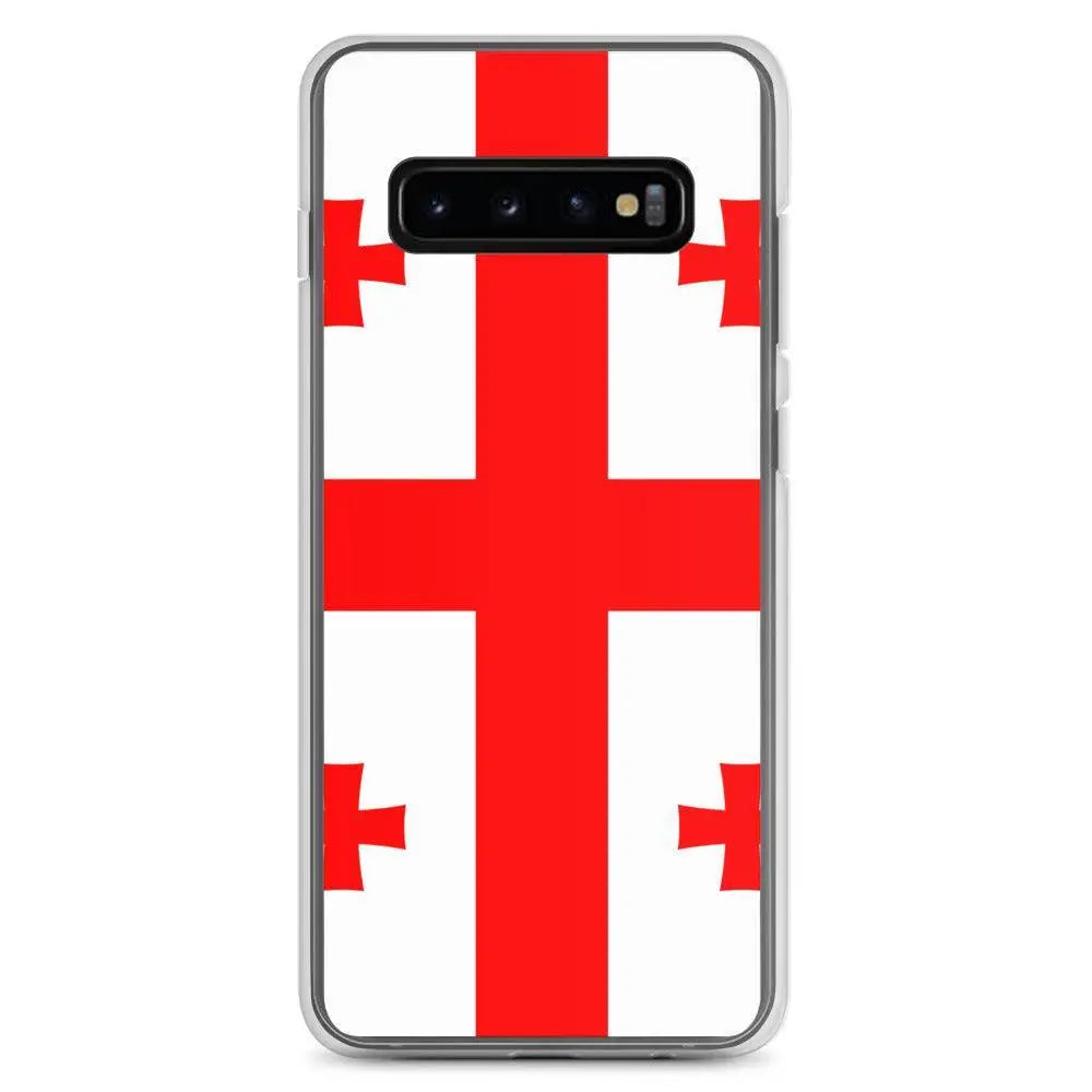 Coque téléphone drapeau de la géorgie - pixelforma