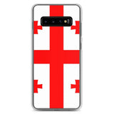 Coque téléphone drapeau de la géorgie - pixelforma