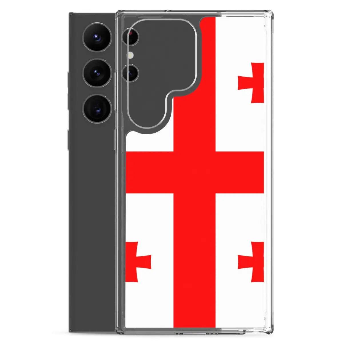 Coque téléphone drapeau de la géorgie - pixelforma