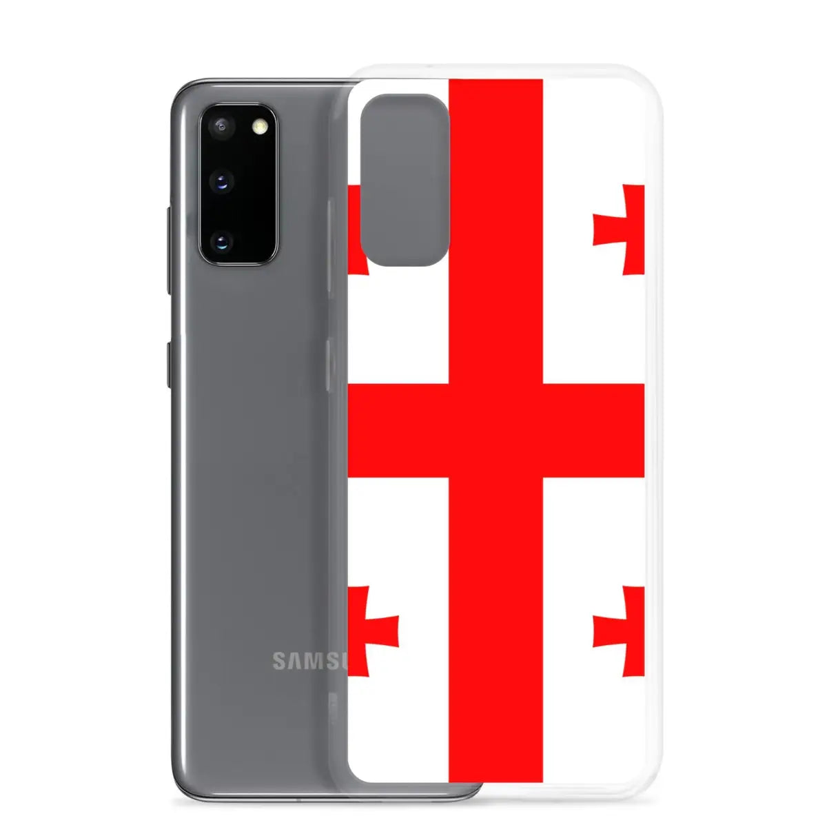 Coque téléphone drapeau de la géorgie - pixelforma