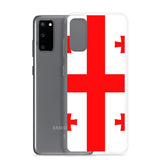 Coque téléphone drapeau de la géorgie - pixelforma