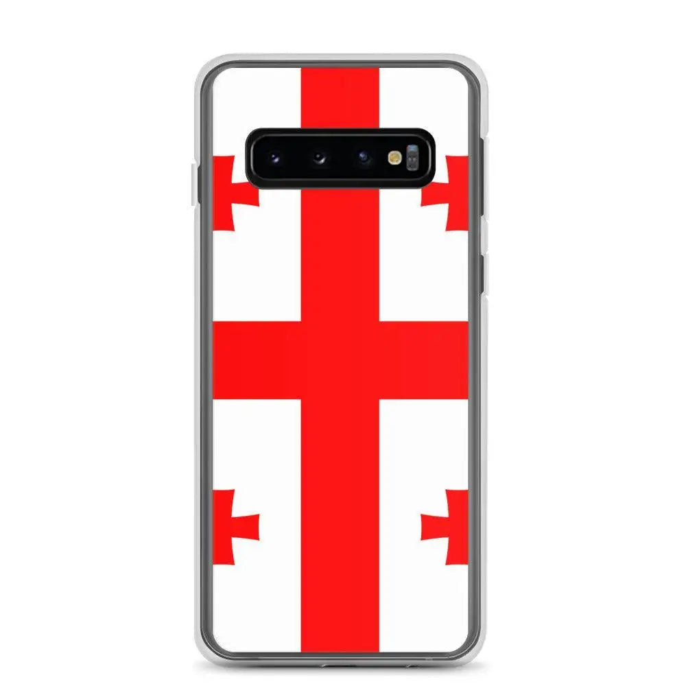 Coque téléphone drapeau de la géorgie - pixelforma