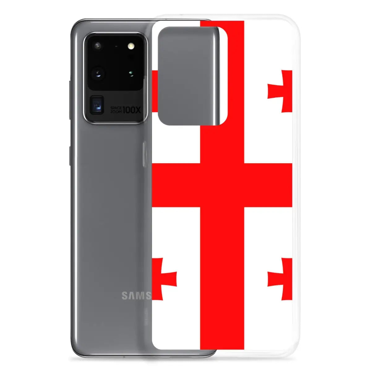 Coque téléphone drapeau de la géorgie - pixelforma