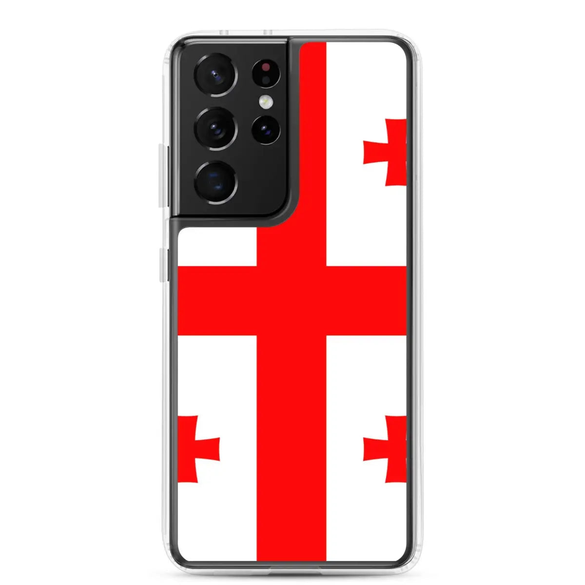 Coque téléphone drapeau de la géorgie - pixelforma