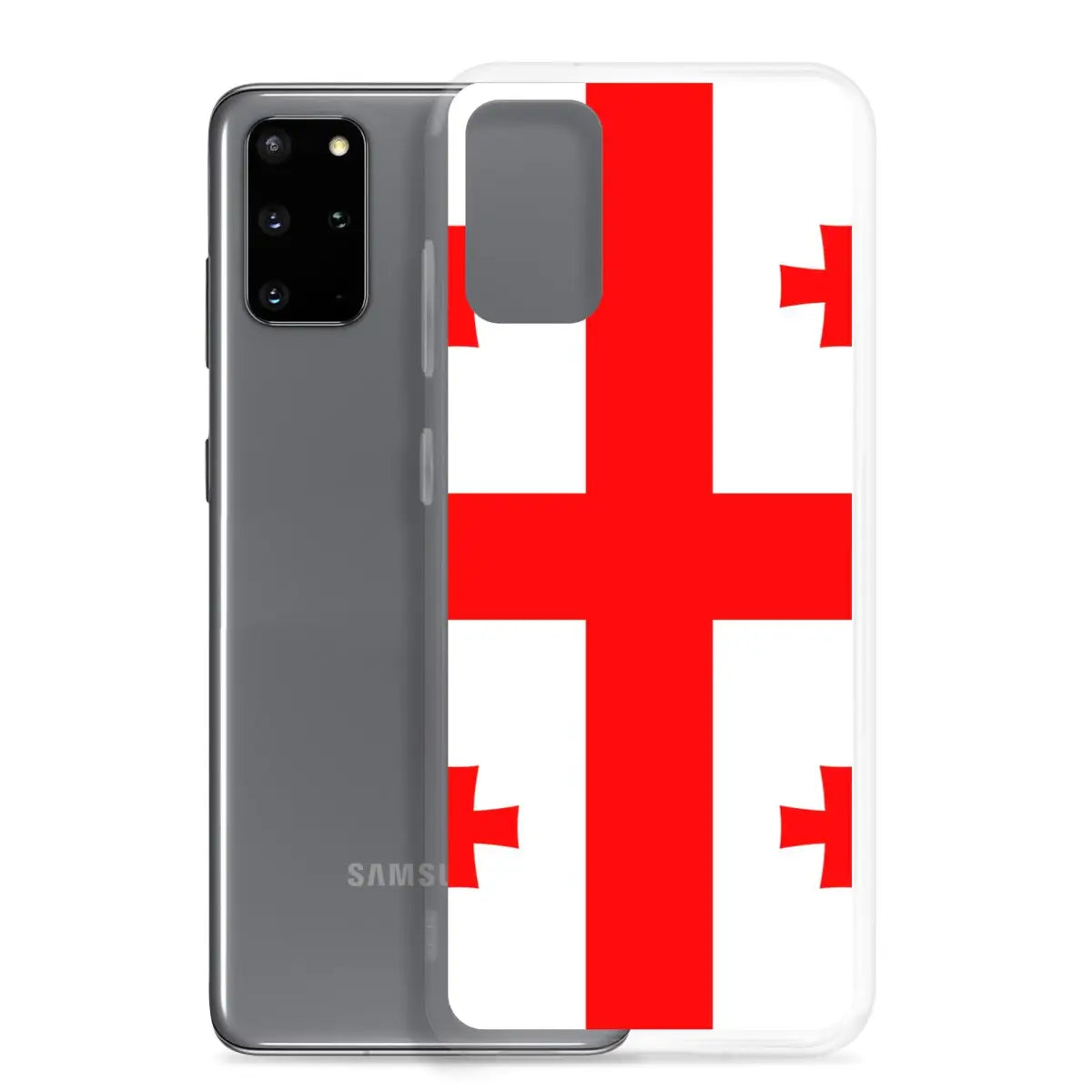 Coque téléphone drapeau de la géorgie - pixelforma