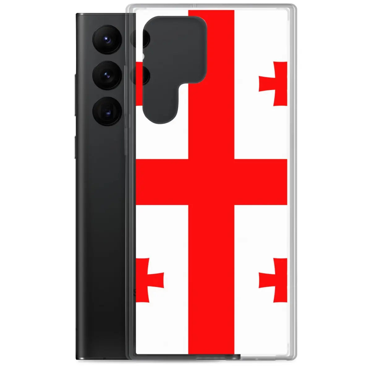 Coque téléphone drapeau de la géorgie - pixelforma