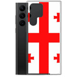 Coque téléphone drapeau de la géorgie - pixelforma