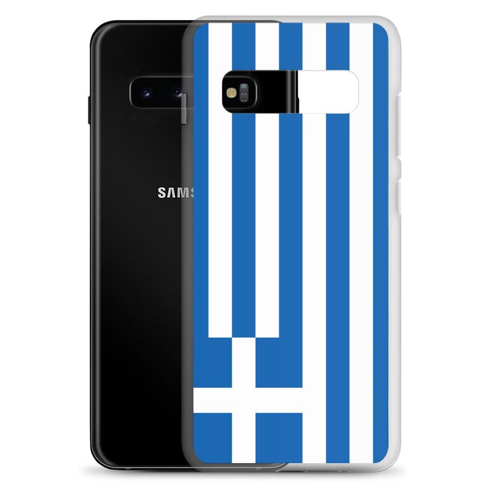 Coque Téléphone Drapeau de la Grèce - Pixelforma