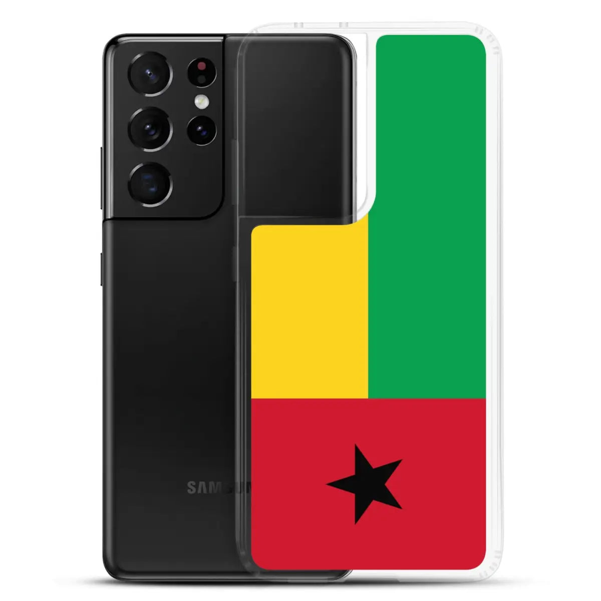 Coque téléphone drapeau de la guinée-bissau - pixelforma