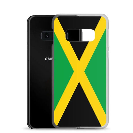Coque téléphone drapeau de la jamaïque - pixelforma