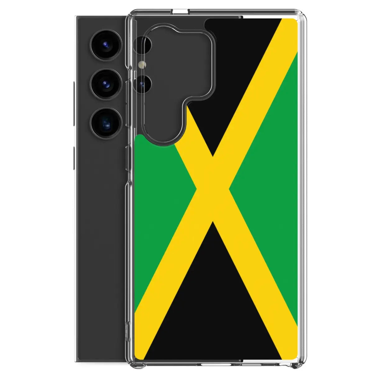 Coque téléphone drapeau de la jamaïque - pixelforma