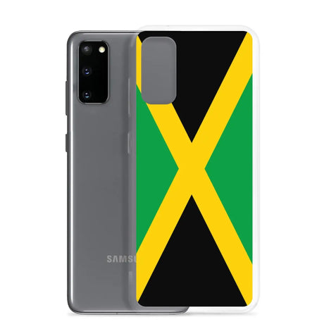 Coque téléphone drapeau de la jamaïque - pixelforma