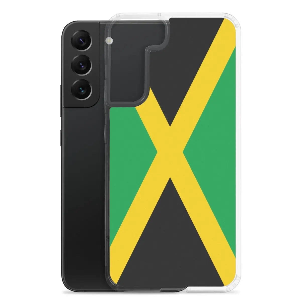 Coque téléphone drapeau de la jamaïque - pixelforma