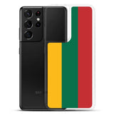 Coque téléphone drapeau de la lituanie - pixelforma