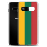 Coque téléphone drapeau de la lituanie - pixelforma