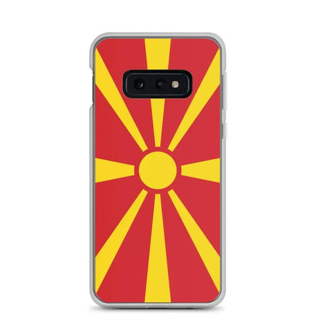 Coque téléphone drapeau de la macédoine du nord - pixelforma