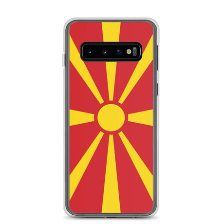 Coque Téléphone Drapeau de la Macédoine du Nord - Pixelforma