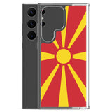 Coque Téléphone Drapeau de la Macédoine du Nord - Pixelforma