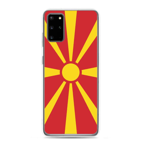 Coque téléphone drapeau de la macédoine du nord - pixelforma